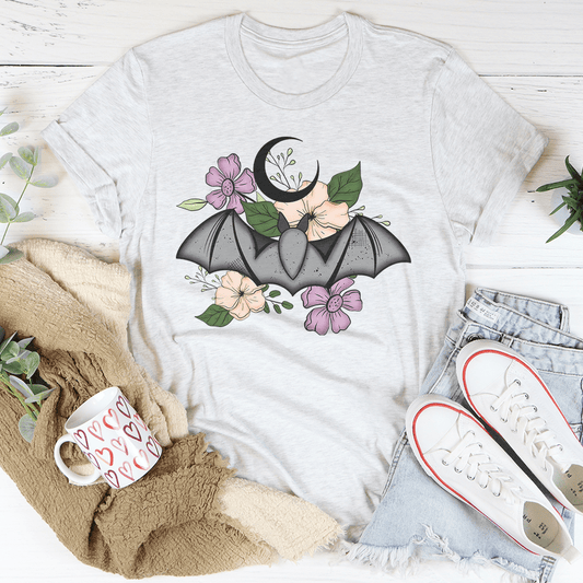 Floral Bat T-Shirt-1