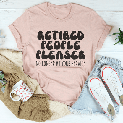 Retired People Pleaser T-Shirt-3